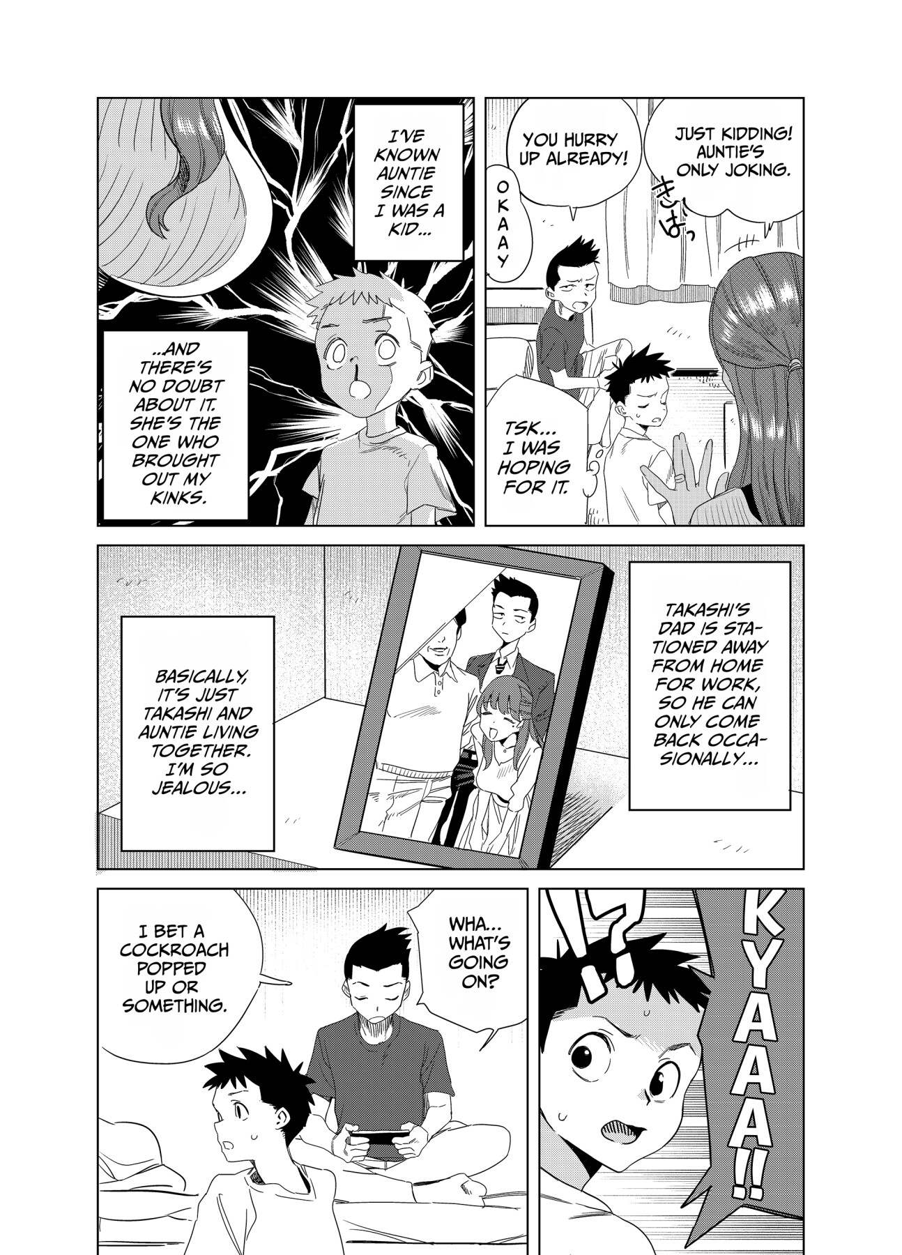 Hentai Manga Comic-It's Wrong for my Friend's Curvy, Big-Breasted Mom to be This Sexy...No, Wait, I'm Into It!!-Read-3
